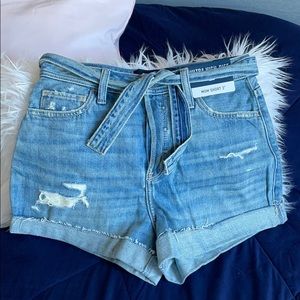 Hollister Denim High Rise Shorts
